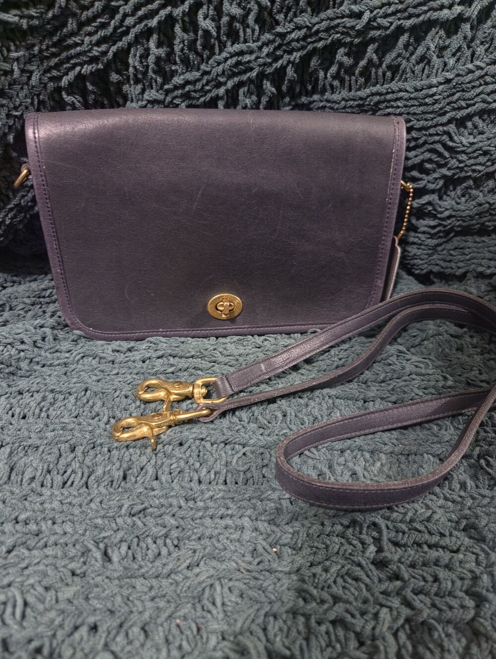 Vintage Coach Blavy Penny Pocket Purse #3113 Made In U.S